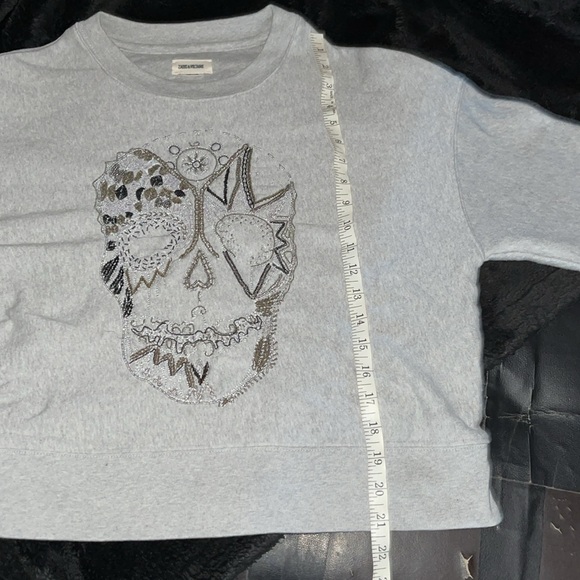 Zadig & Voltaire beaded sweatshirt, size small - Picture 11 of 12